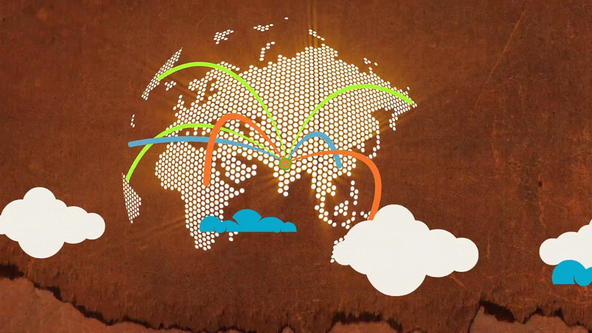 Made in India for Epic Channel — title design and show packaging — title sequence globe frame