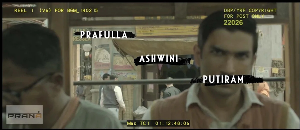 Detective Byomkesh Bakshy for Yash Raj Films and Dibakar Banerjee Productions — opening-title typography concept 3
