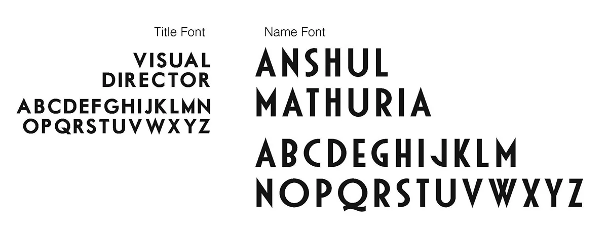 Detective Byomkesh Bakshy for Yash Raj Films and Dibakar Banerjee Productions — title typography explorations