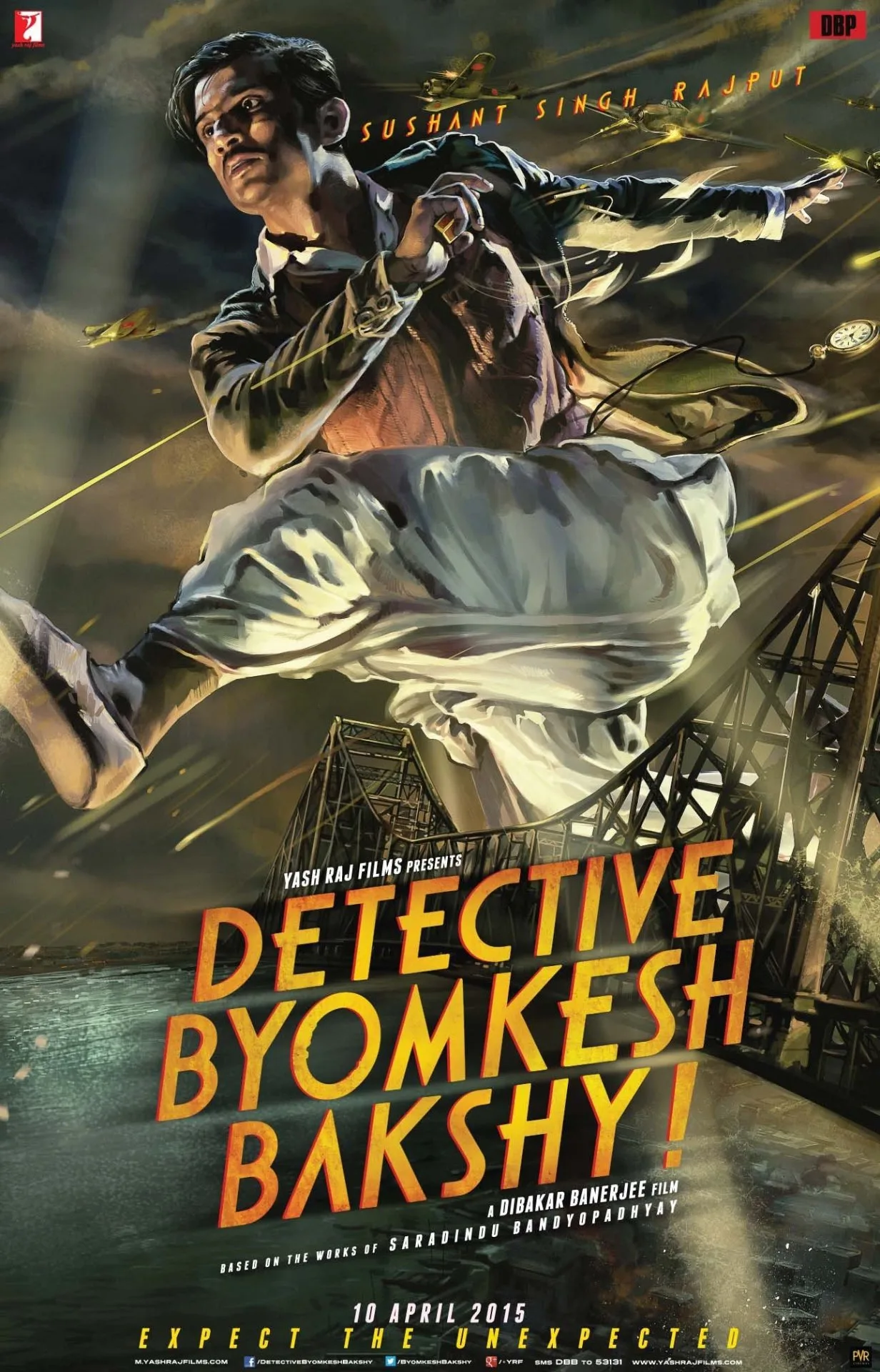 DETECTIVE BYOMKESH BAKSHY - Title design for Dibakar Banerjee's opus on the Indian detective novel.